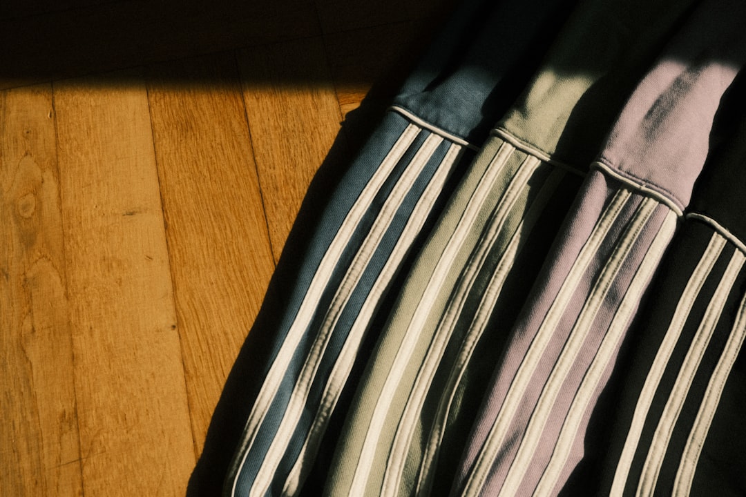 Photo striped skirt